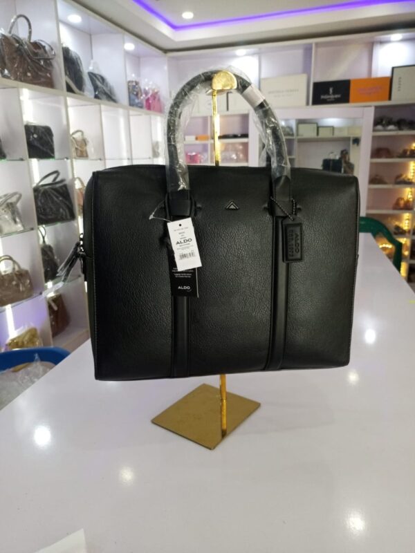 Aldo black laptop bag