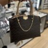 img_9248 Aldo Handbag with Gold Chain Accent – Brown