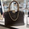 img_9250 Aldo Handbag with Gold Chain Accent – Brown